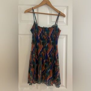 Urban Outfitters UO Moxie Multi Mesh Mini Slip Women’s Dress M